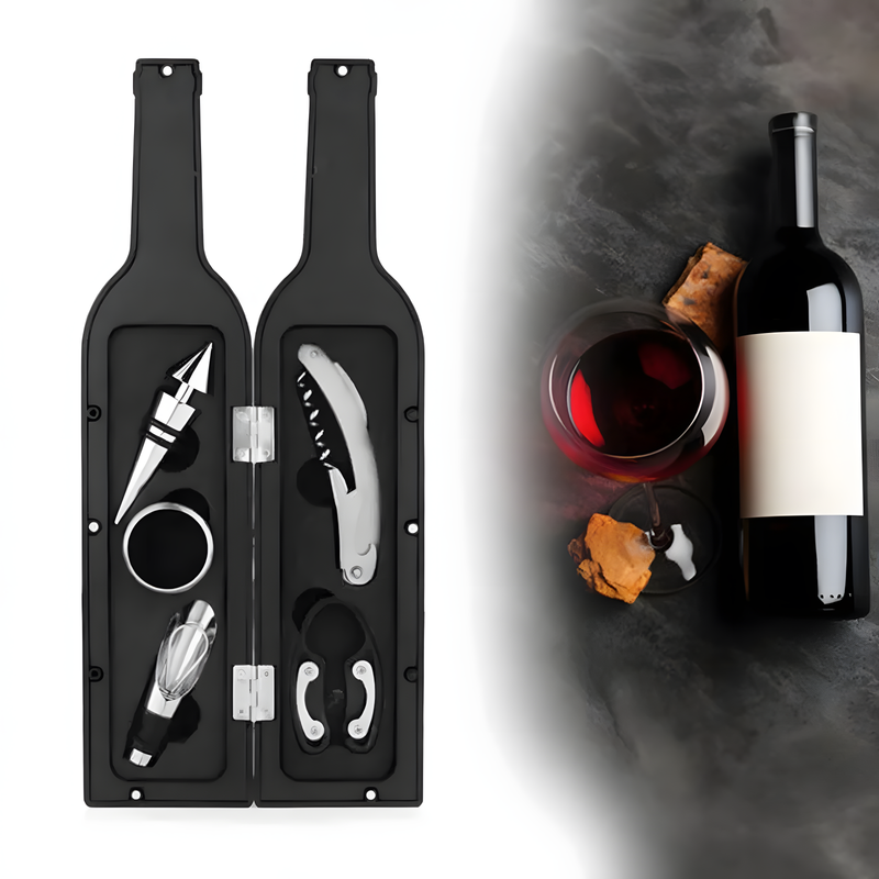 Kit Acessórios de Vinho 6 Peças