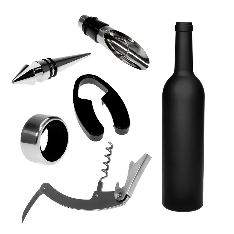 Kit Acessórios de Vinho 6 Peças