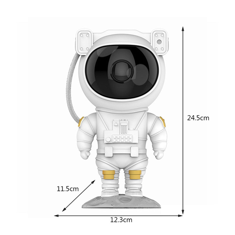 Astronauta projetor de luz